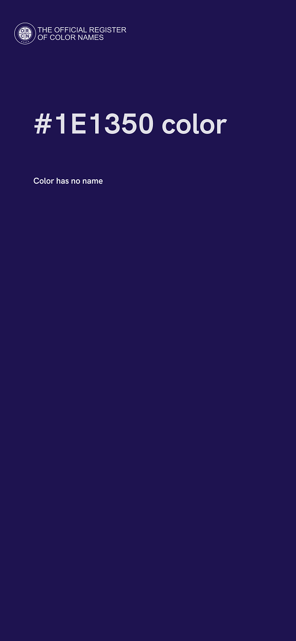 #1E1350 color image