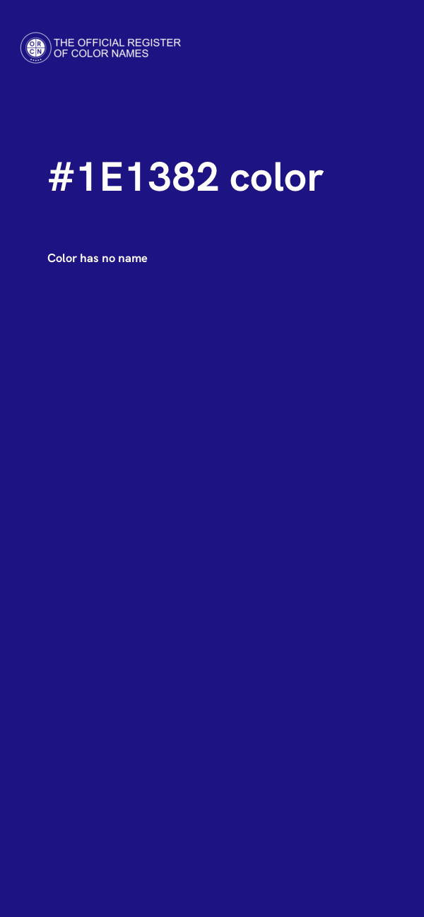 #1E1382 color image