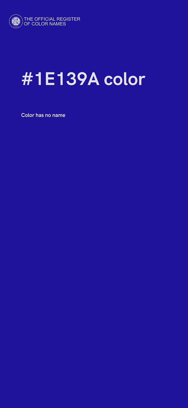 #1E139A color image