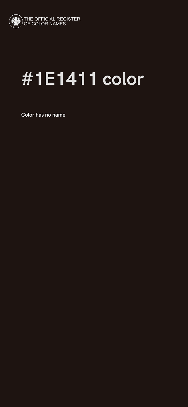 #1E1411 color image