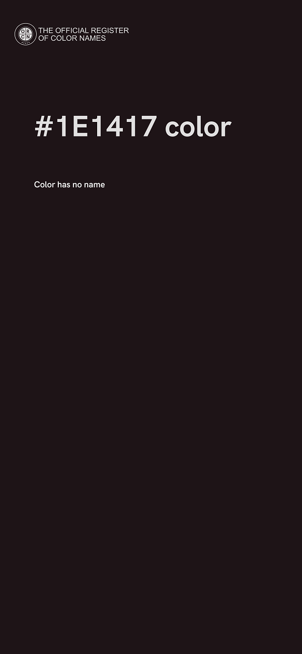#1E1417 color image