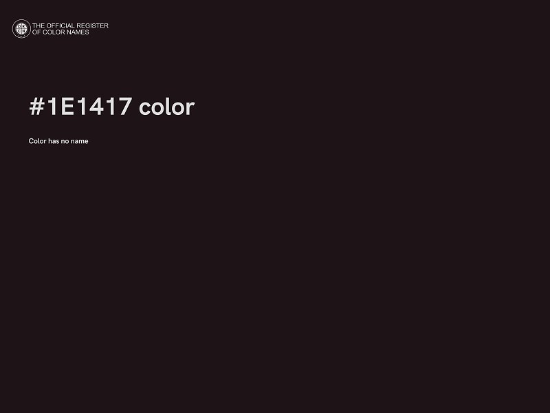 #1E1417 color image