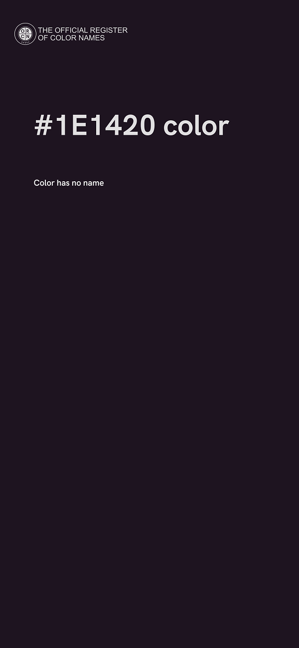 #1E1420 color image