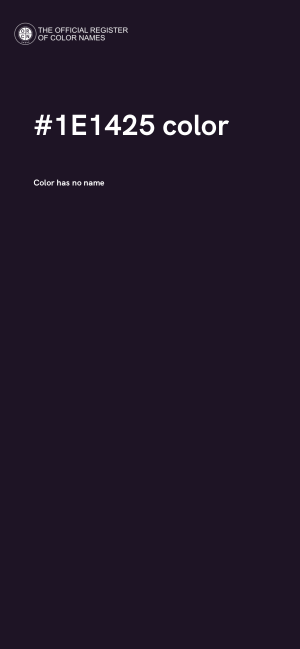 #1E1425 color image