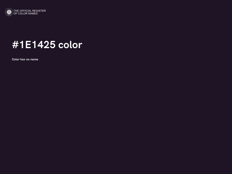 #1E1425 color image