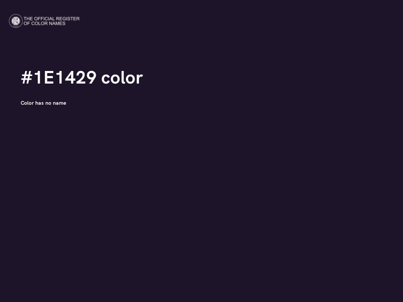 #1E1429 color image