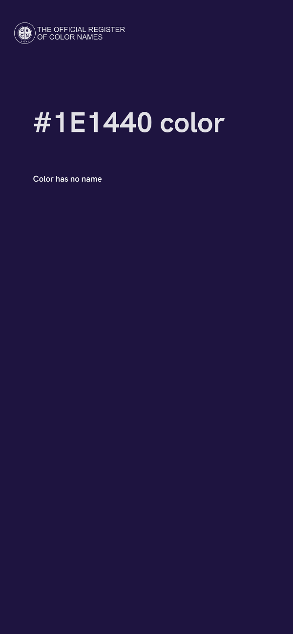#1E1440 color image