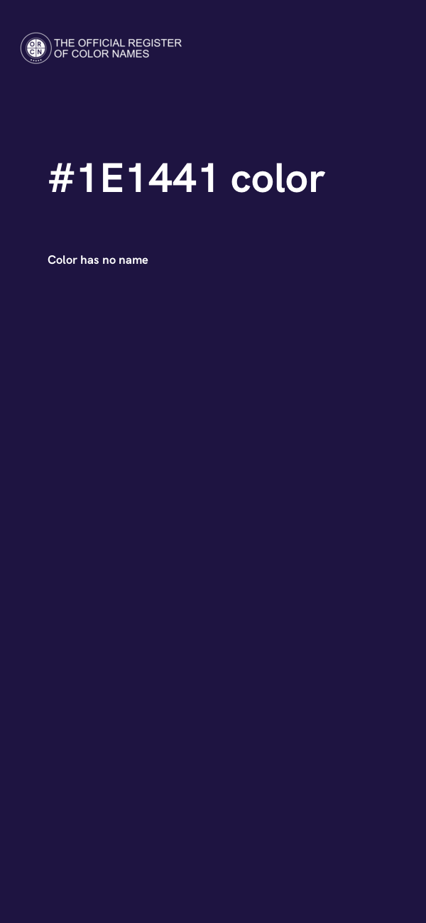 #1E1441 color image
