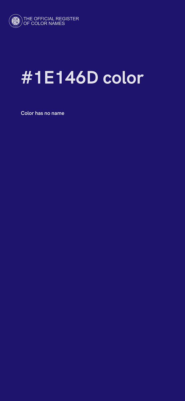#1E146D color image
