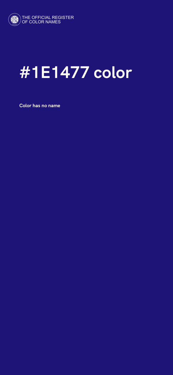 #1E1477 color image
