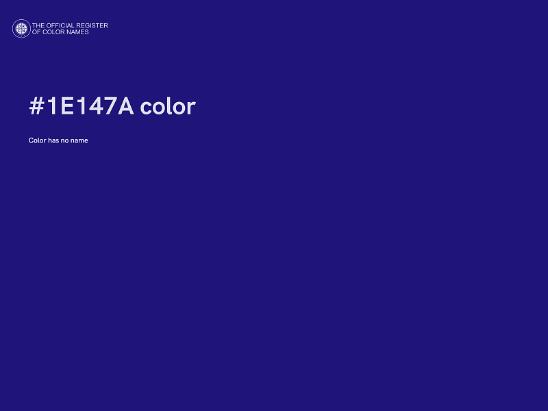 #1E147A color image