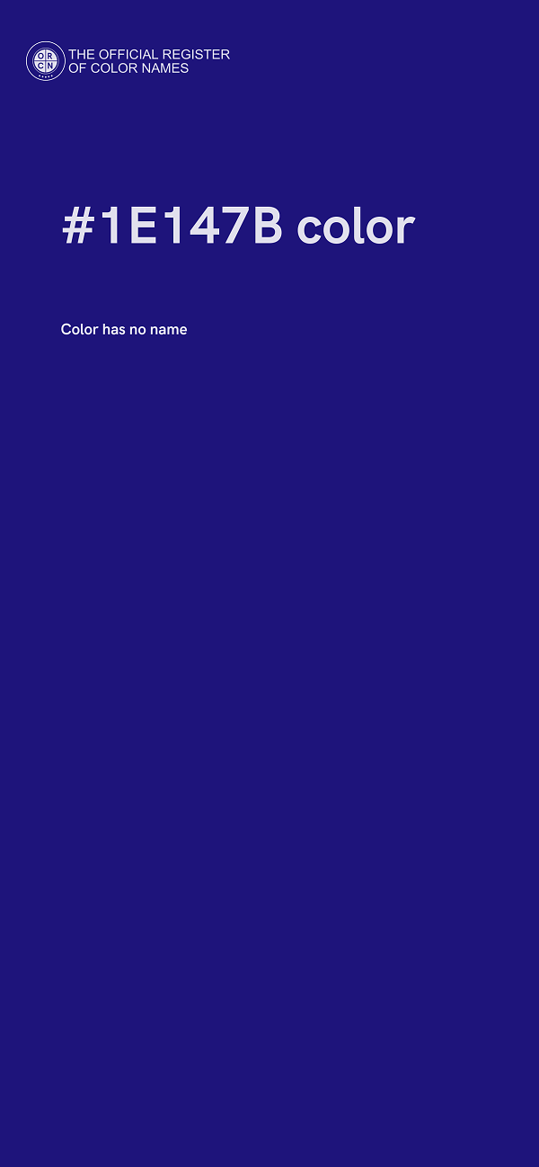 #1E147B color image