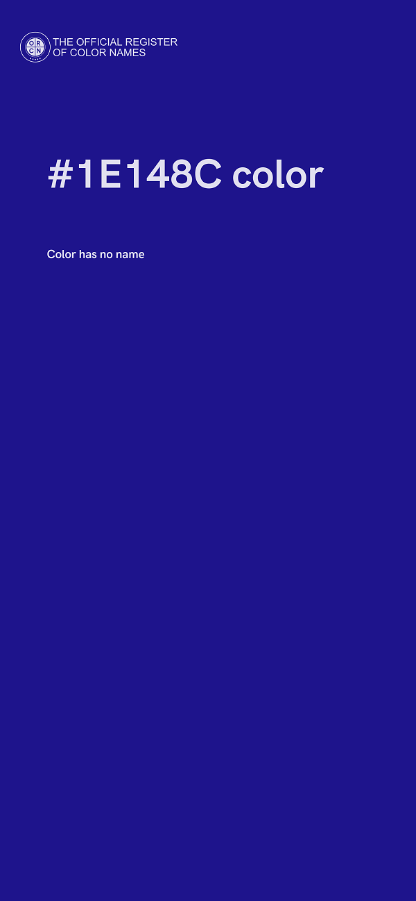 #1E148C color image
