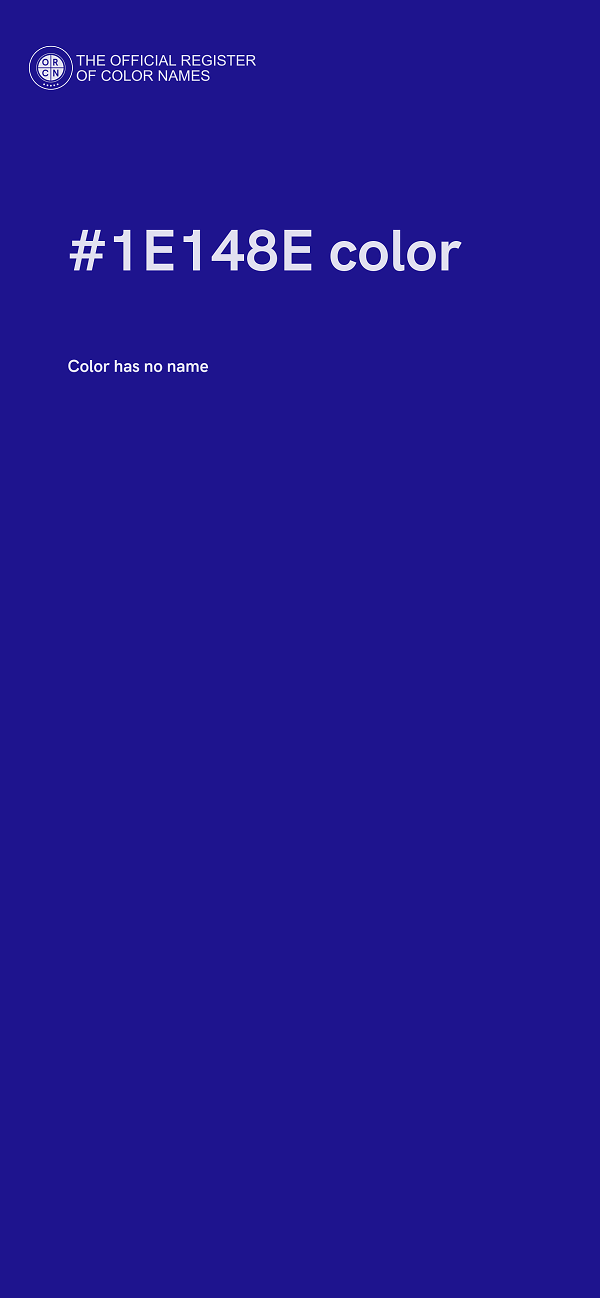 #1E148E color image