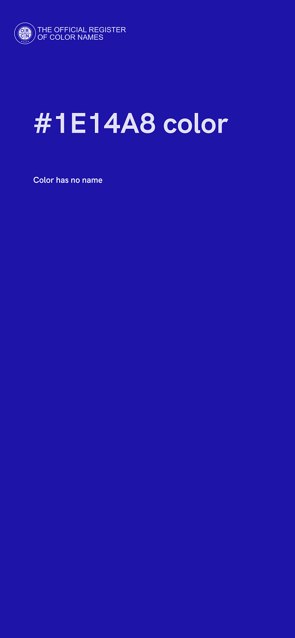 #1E14A8 color image