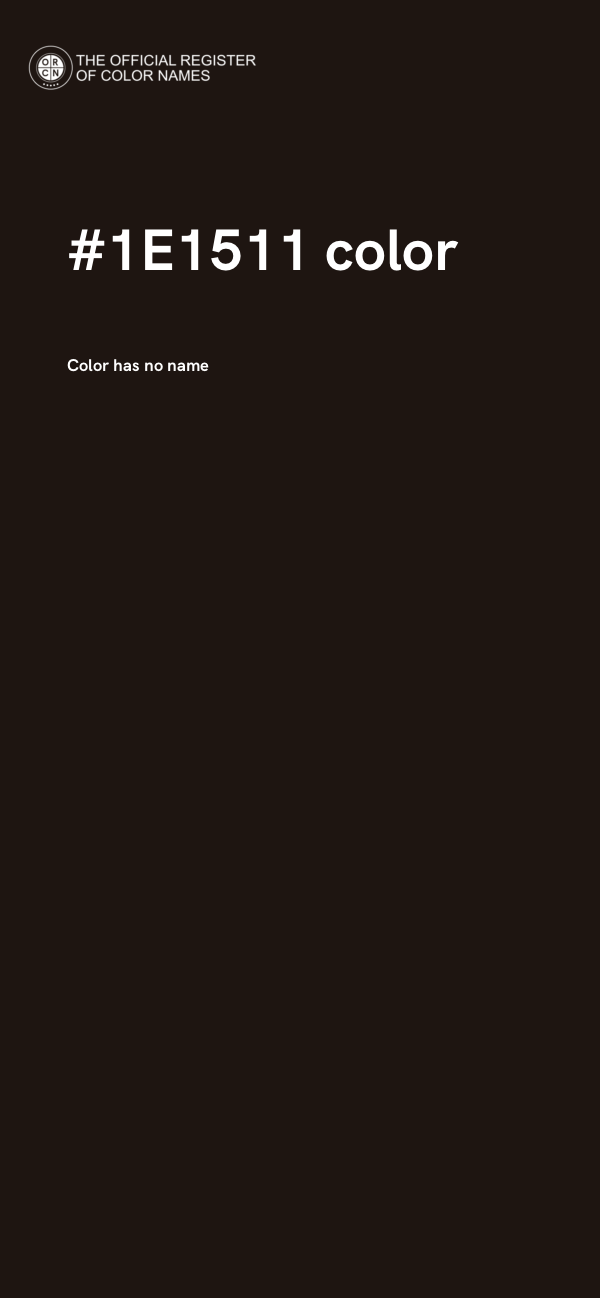 #1E1511 color image