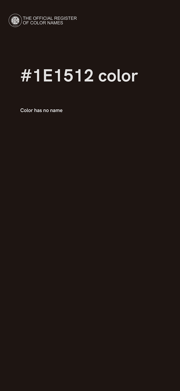 #1E1512 color image