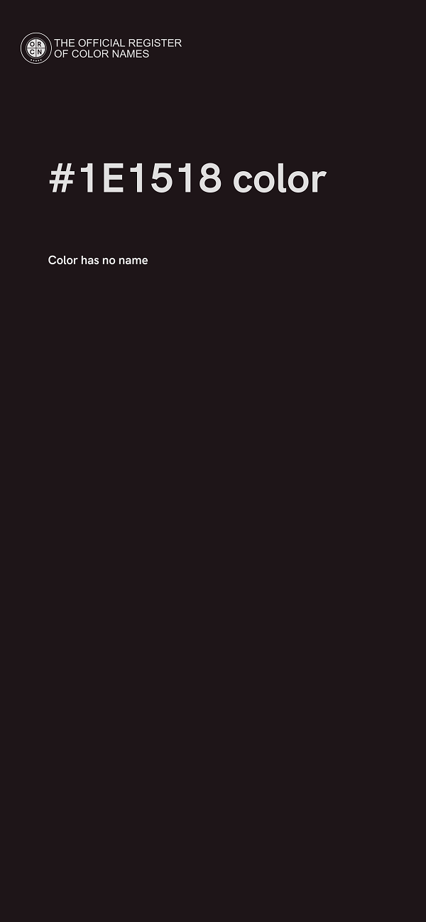 #1E1518 color image