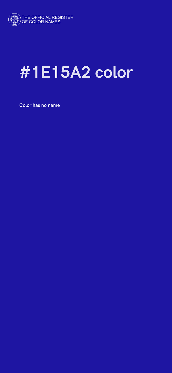 #1E15A2 color image