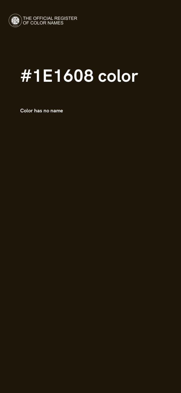 #1E1608 color image