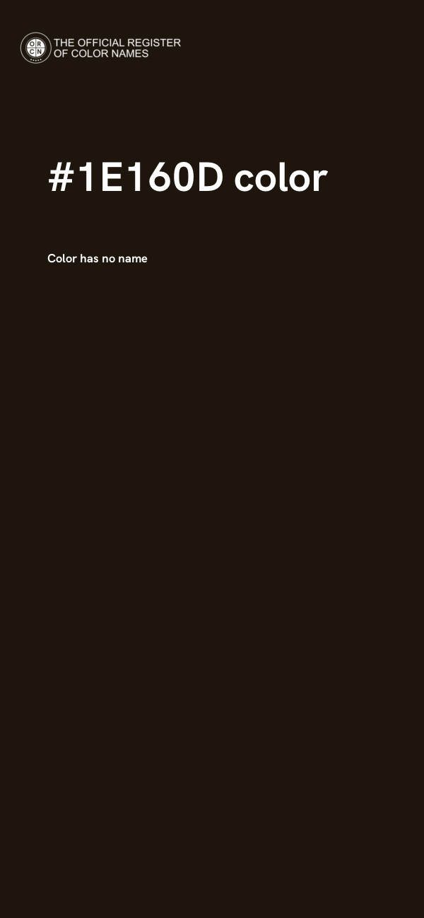 #1E160D color image