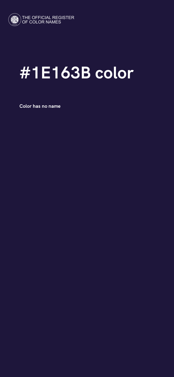 #1E163B color image