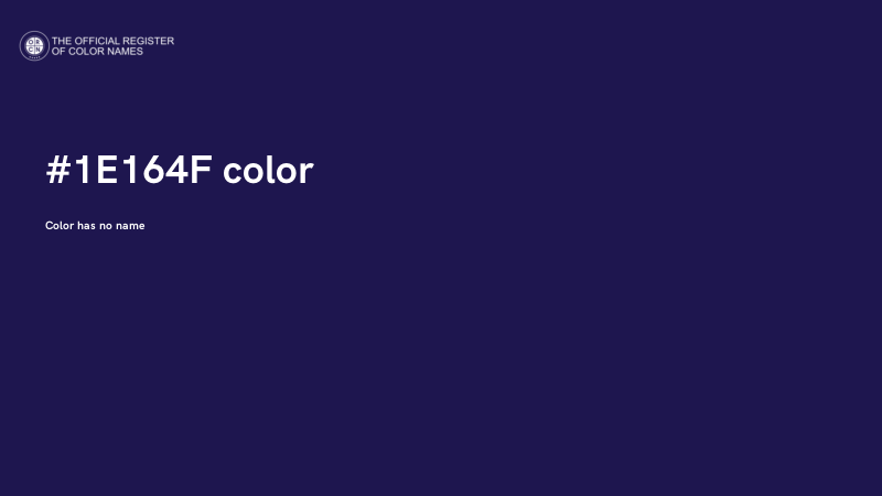 #1E164F color image