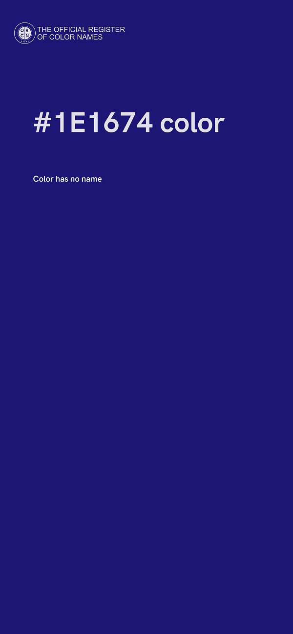 #1E1674 color image