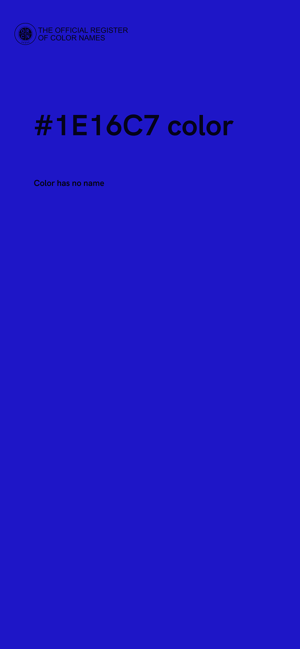 #1E16C7 color image