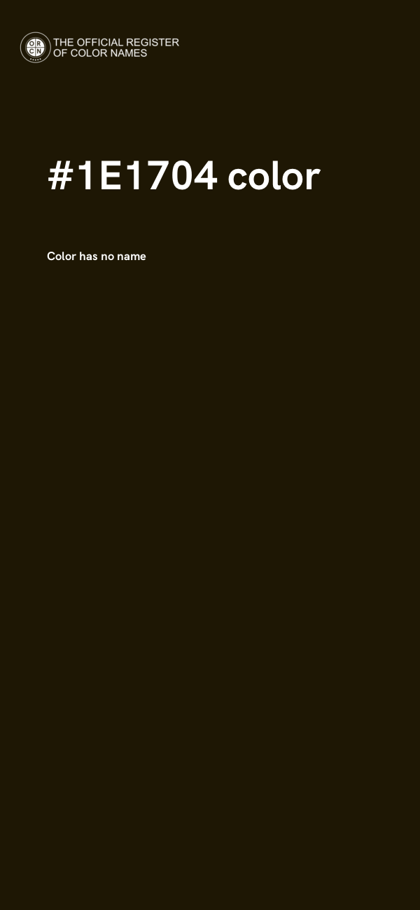 #1E1704 color image