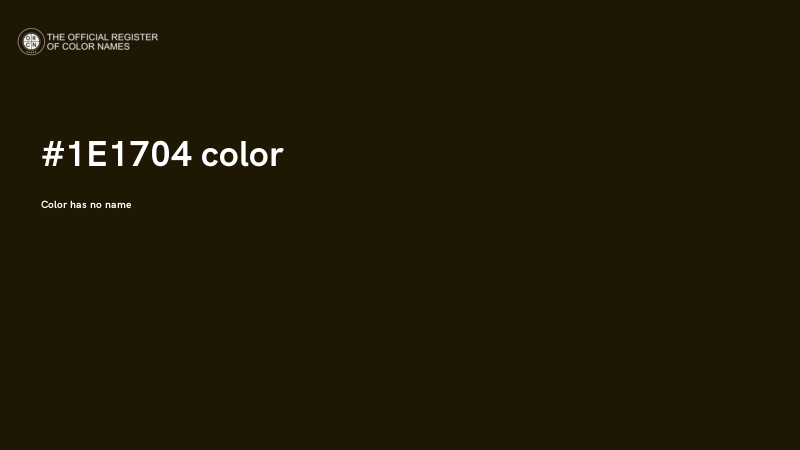#1E1704 color image