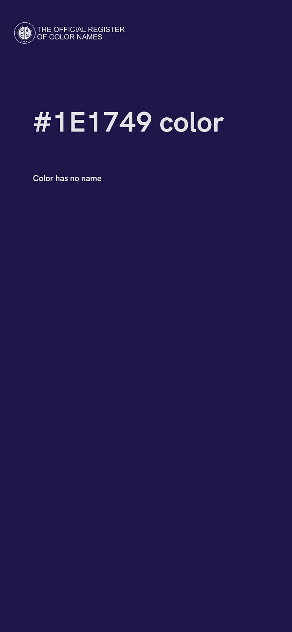 #1E1749 color image