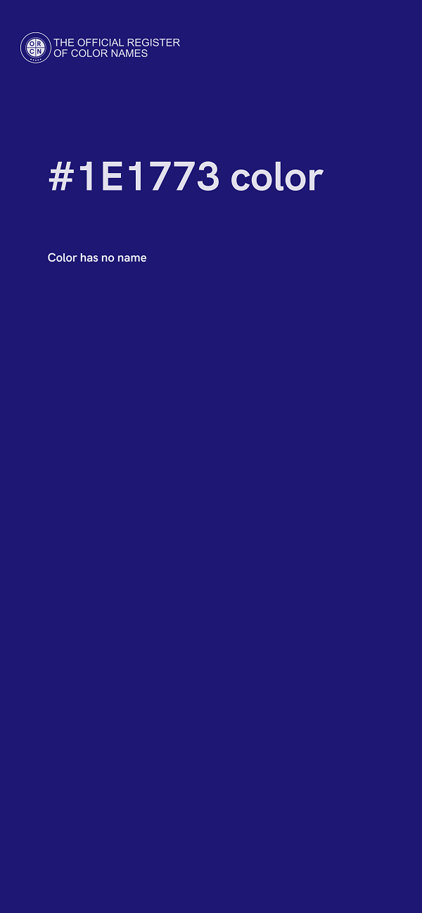 #1E1773 color image