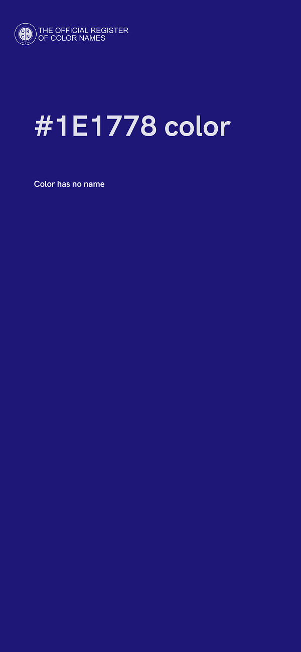 #1E1778 color image
