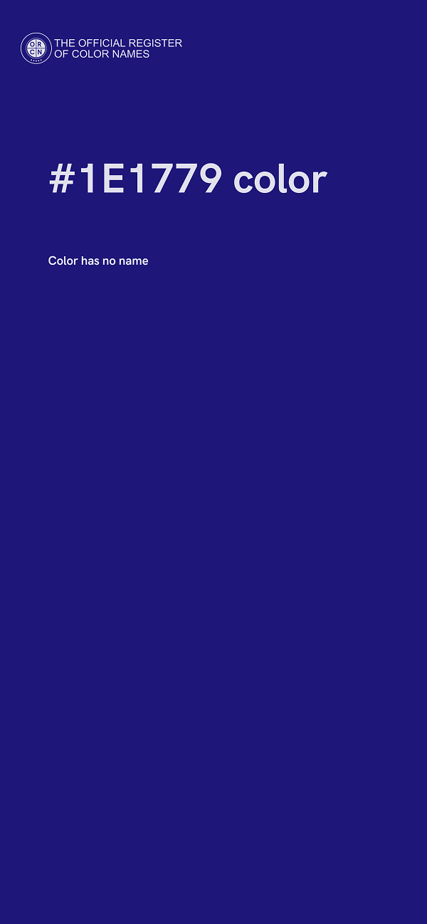 #1E1779 color image