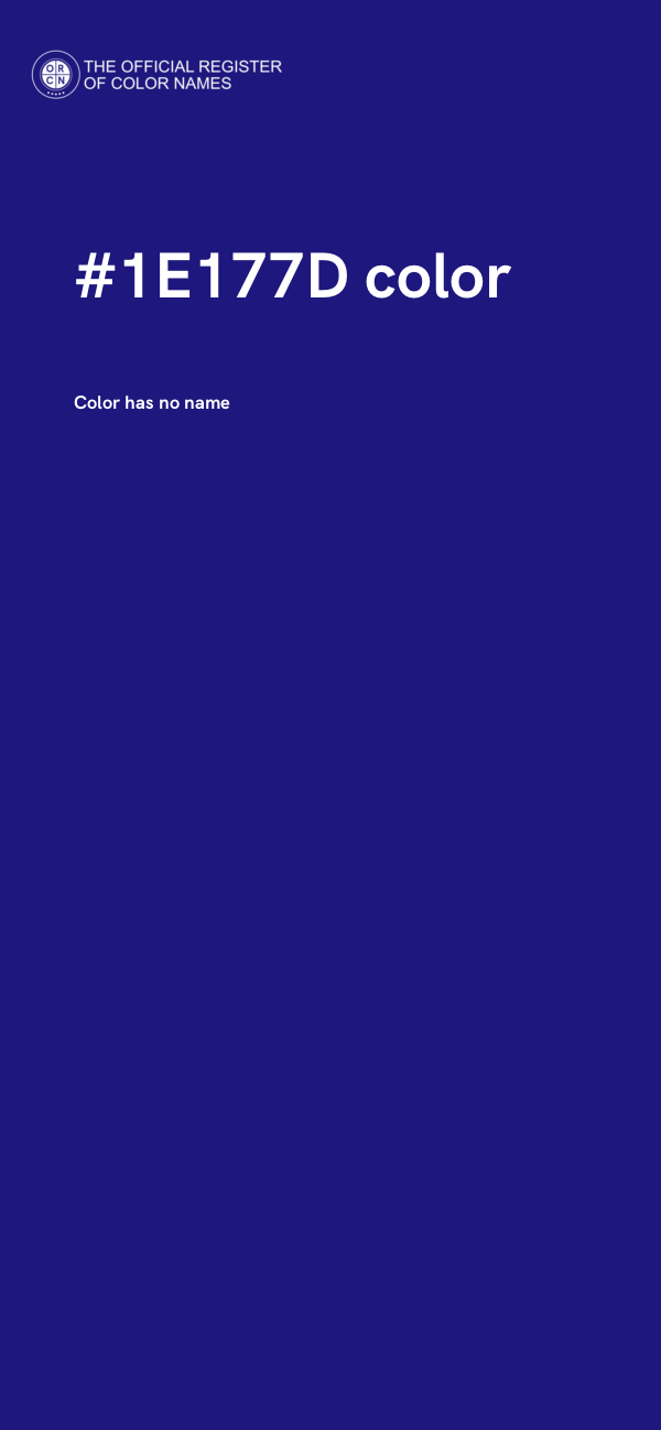 #1E177D color image