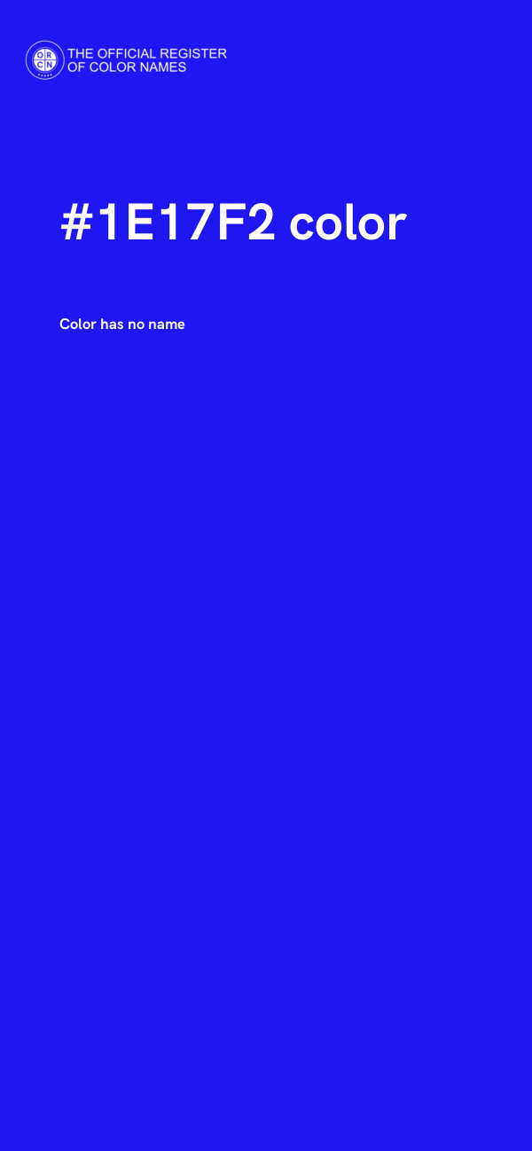 #1E17F2 color image