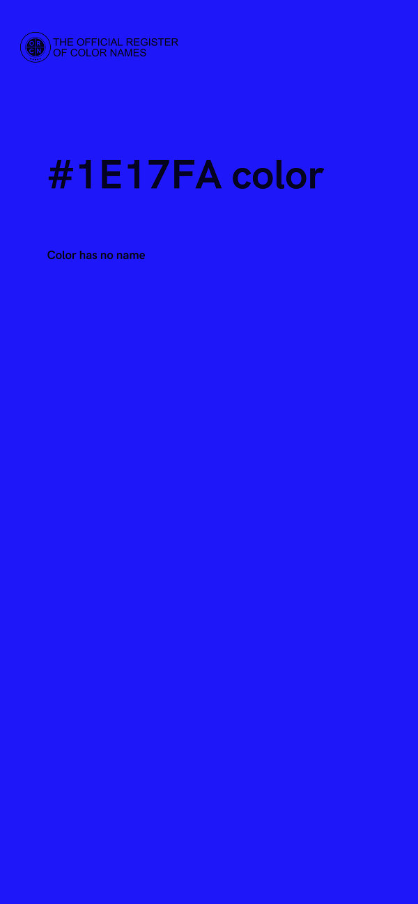 #1E17FA color image