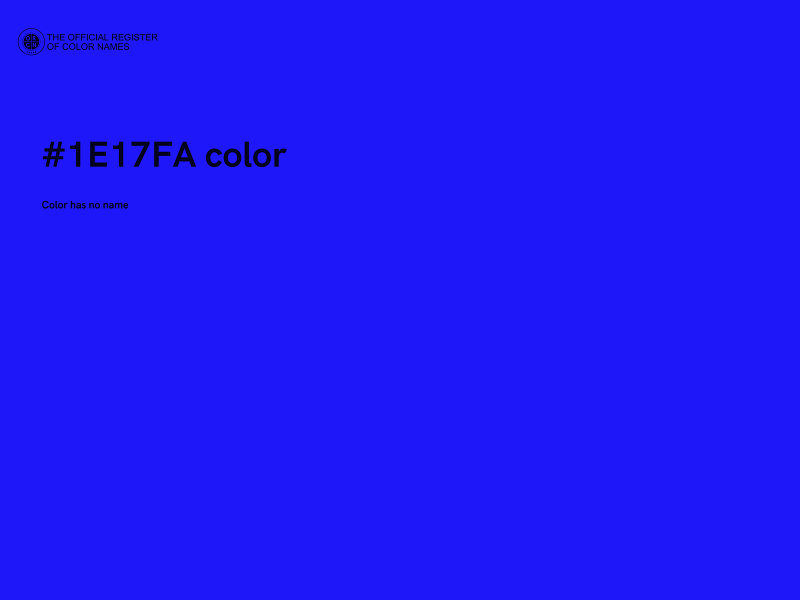 #1E17FA color image