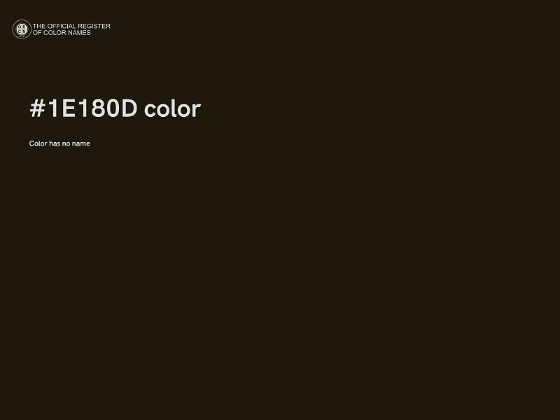 #1E180D color image