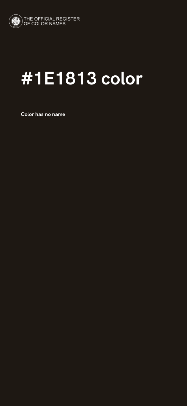 #1E1813 color image