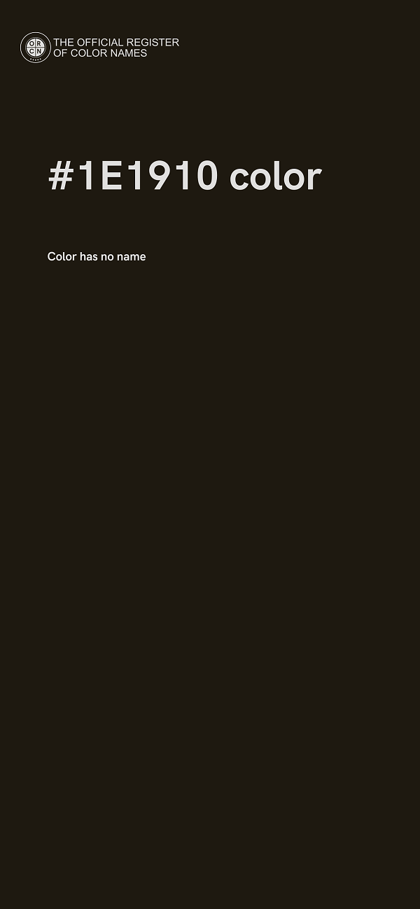 #1E1910 color image