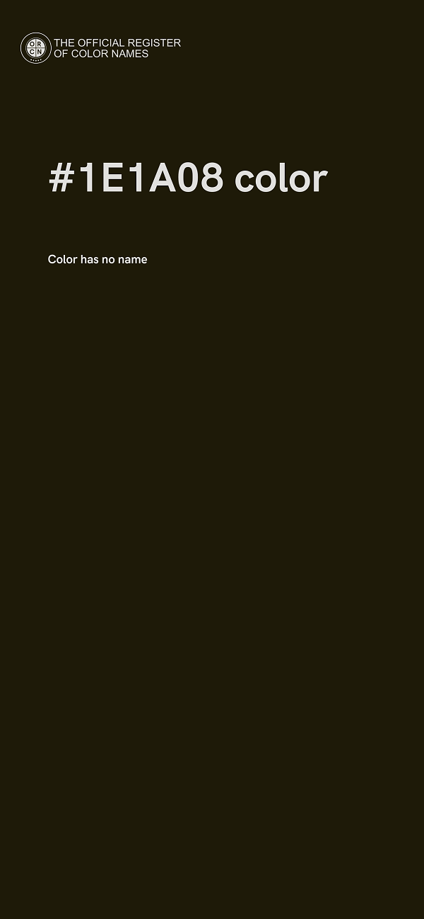 #1E1A08 color image