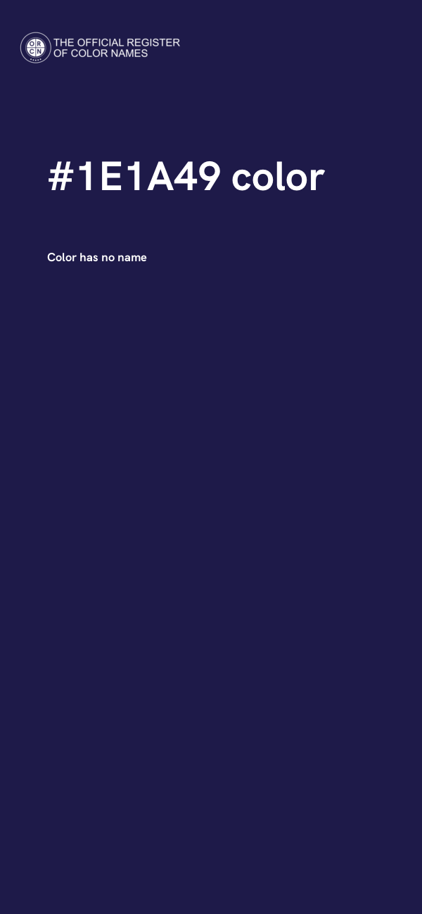 #1E1A49 color image