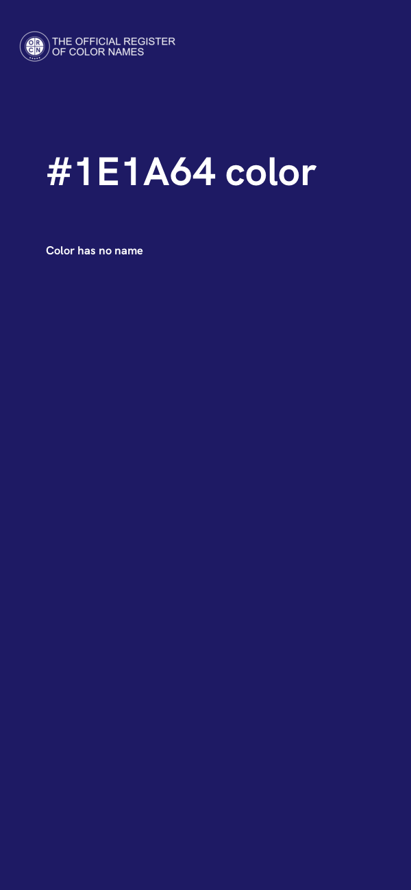 #1E1A64 color image