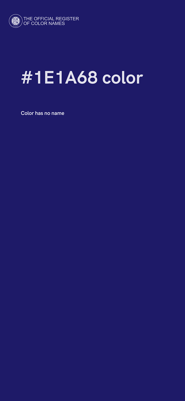 #1E1A68 color image