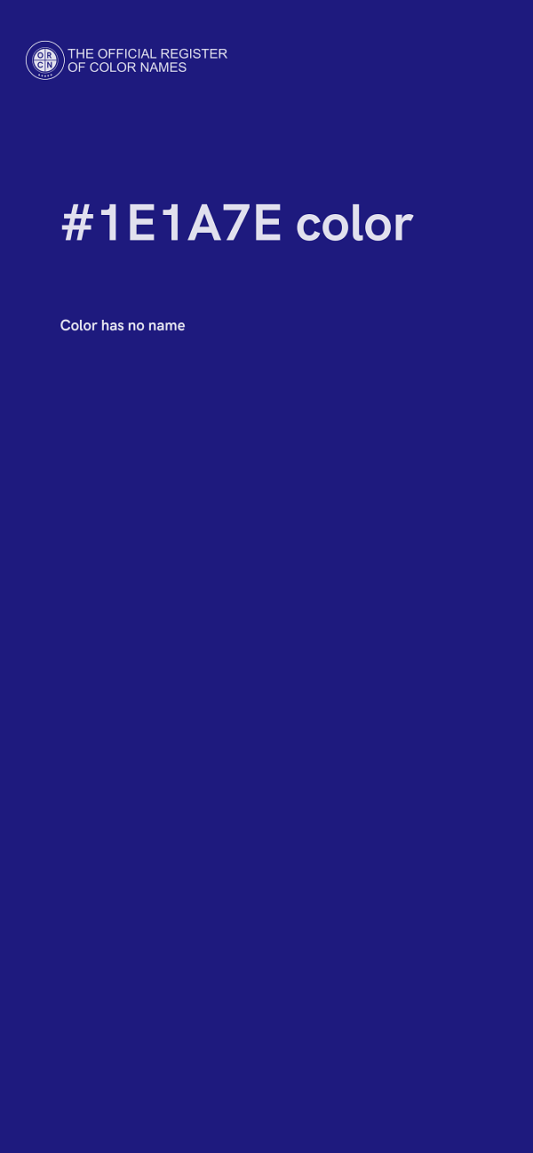 #1E1A7E color image