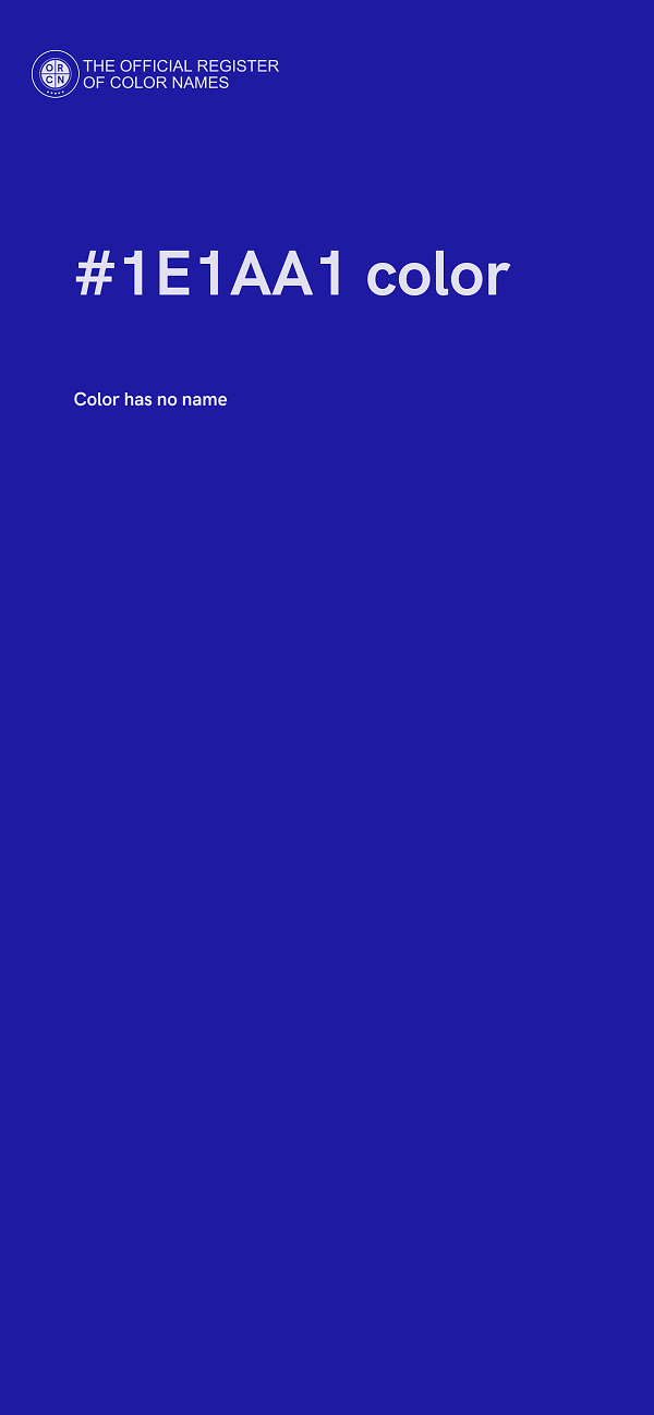 #1E1AA1 color image