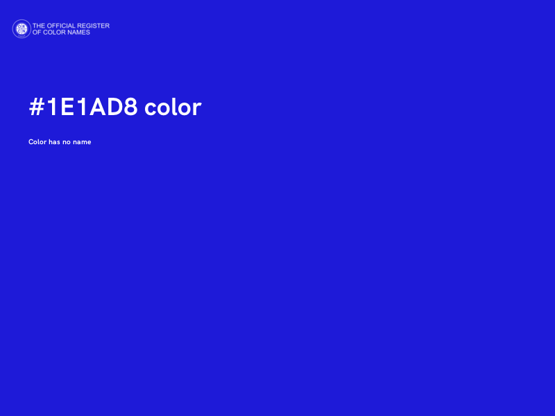 #1E1AD8 color image