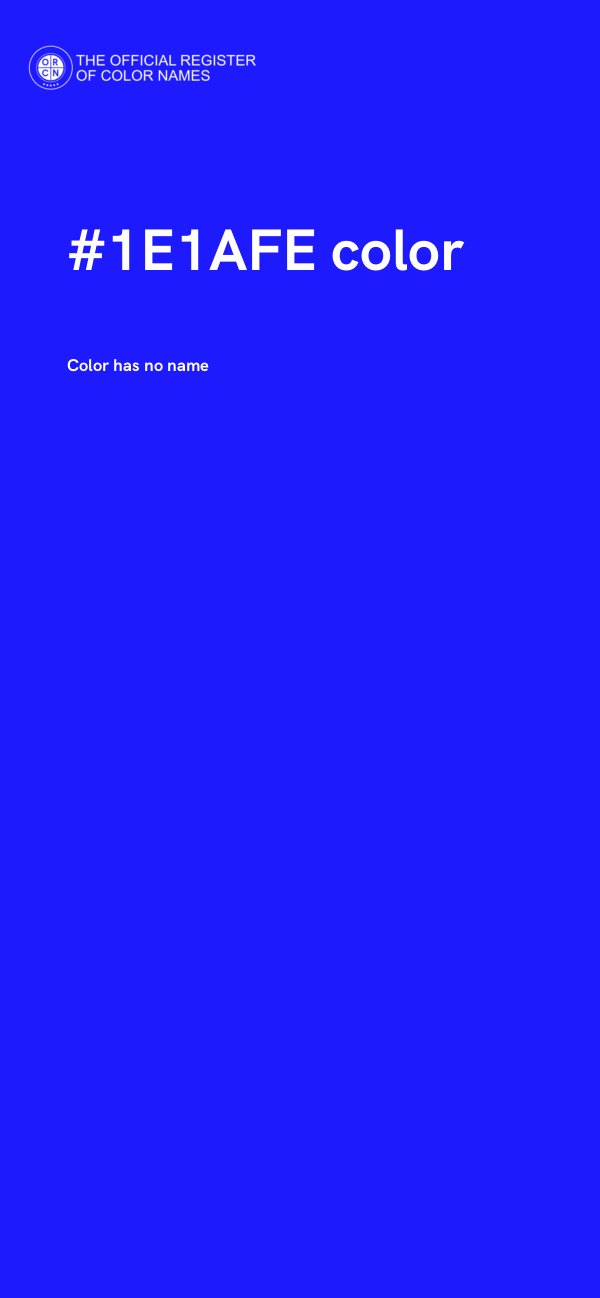 #1E1AFE color image